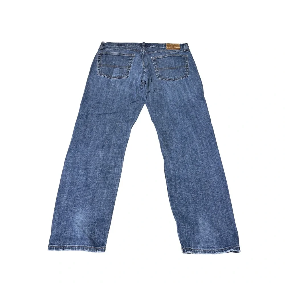 Lucky‎ Brand 221 Straight Mens Jeans 36x28 Medium Wash Blue Stretch Denim